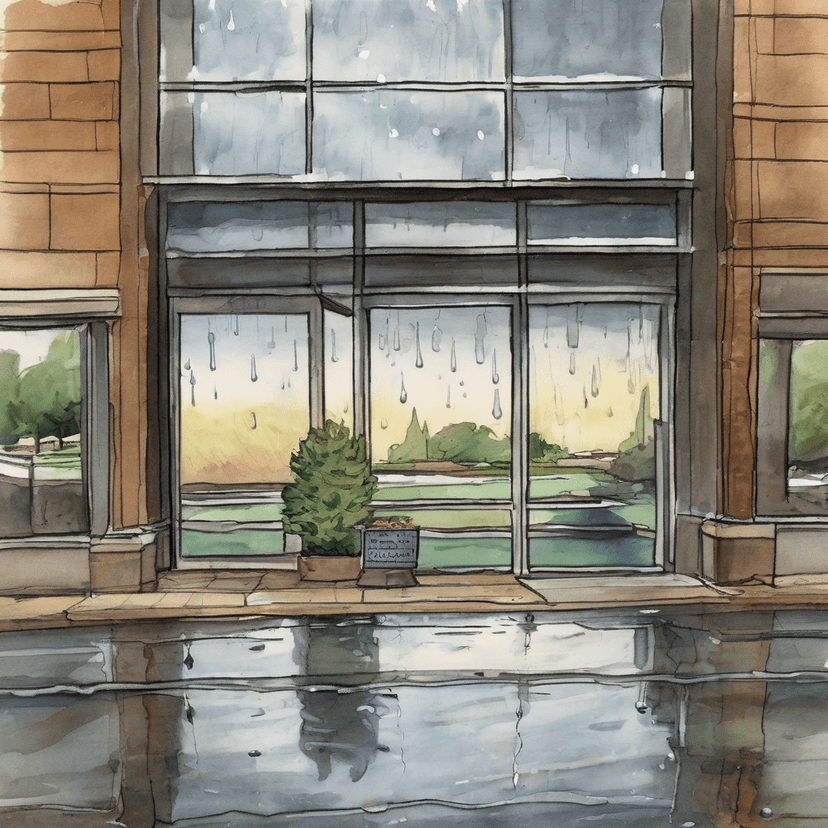 Library window flyer